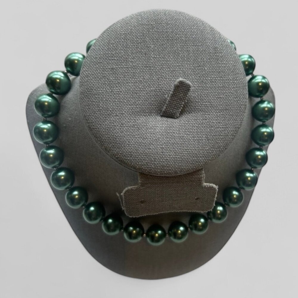 Charter club New teal pearl arrow tower ladies adjustable necklace costume